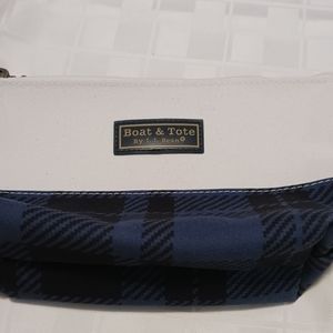 LL Bean Canvas Zip Pouch